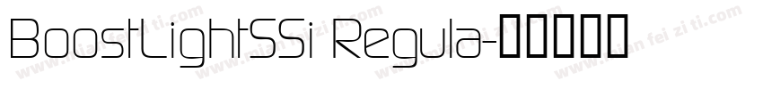 BoostLightSSi Regula字体转换